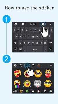 GO Keyboard Sticker Emoticon 8 تصوير الشاشة