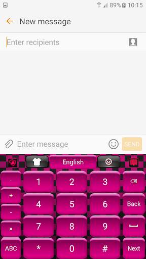 Black and Pink Keyboard screenshot 6