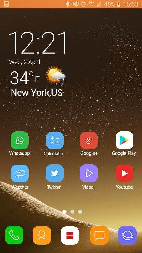 Theme for Samsung S8 Edge screenshot 3