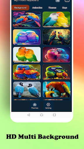 Lovebird Parrot Keyboard screenshot 8