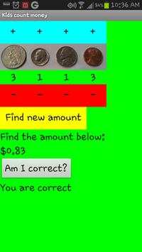 kids count money स्क्रीनशॉट 1