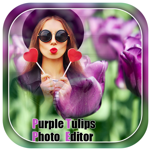 Purple Tulip Photo Frames icon