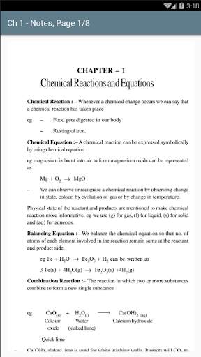 Study Knowledge Notes - Class 10 Science Notes screenshot 1