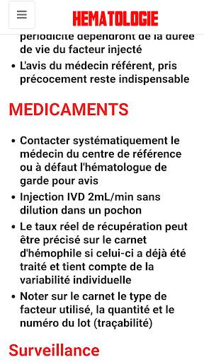 Hématologie screenshot 11