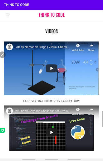 THINK TO CODE - Official App screenshot 3