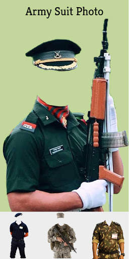 Army Dress Photo Editor 2 تصوير الشاشة