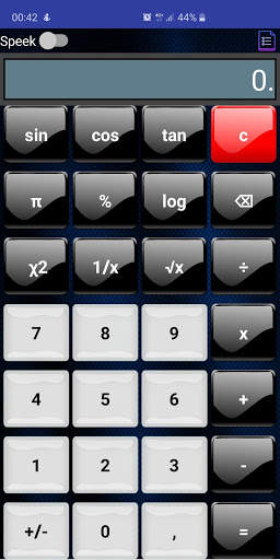 talking calculator screenshot 1