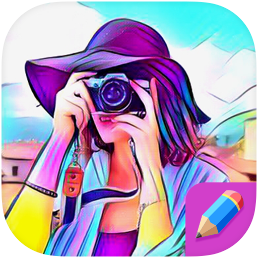 ikon Art Cam Art Editor - cartoon camera,cartoon sketch