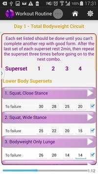 Female Fitness Workout Plan screenshot 2