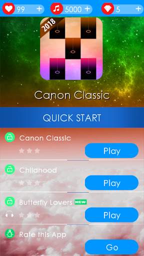 New Piano Tiles HD 2018 screenshot 1