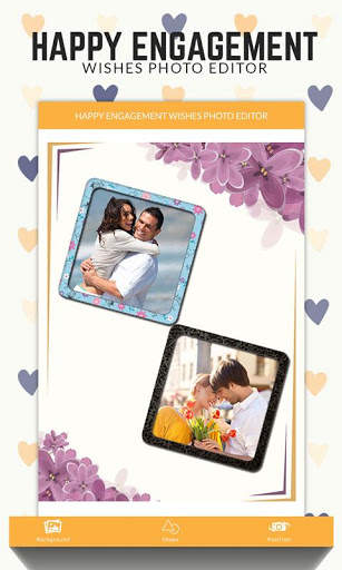 Happy Engagement Wishes Photo Editor screenshot 1
