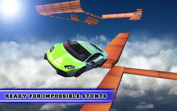Impossible Stunts Racing Car Free: 3D Sky Tracks screenshot 2