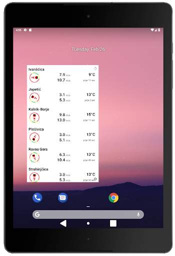 MMS4 Meteo Widget screenshot 7
