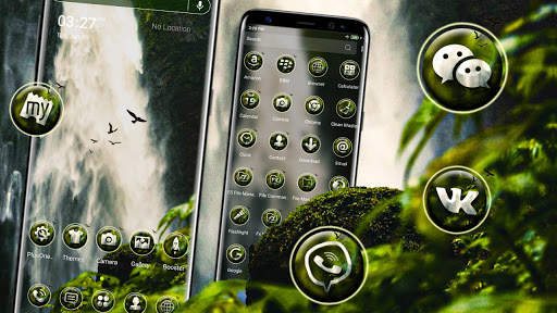 Waterfall Launcher Theme screenshot 1