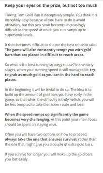 Guide for Tom Gold Run screenshot 4