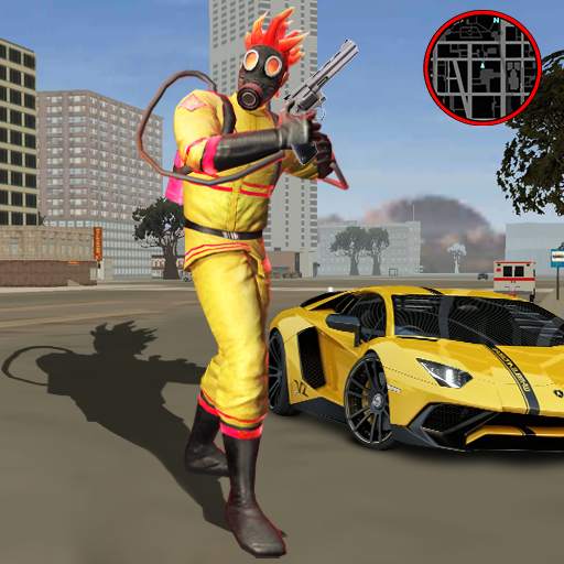 Immortal Flame Boy Rope Hero - Flying SuperHero screenshot 3