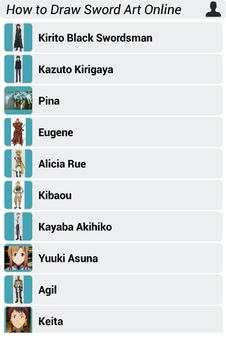 How to Draw Sword Art Online скриншот 2