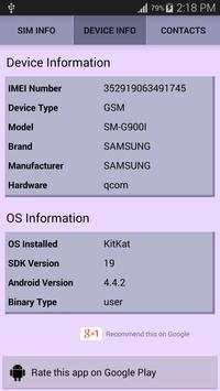 SIM Info скриншот 3