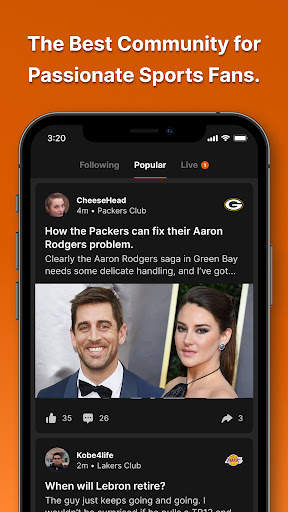Halftime: Sports Chat, News, S screenshot 1