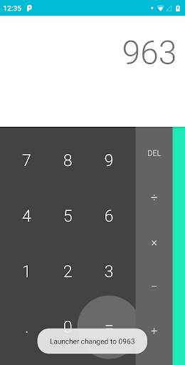Calculator Launcher screenshot 1