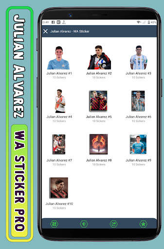 Julian Alvarez - WA Sticker screenshot 1