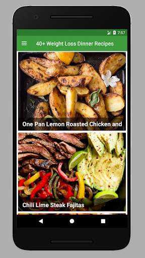 40  Healthy Dinner Recipes for Weight Loss Free screenshot 2