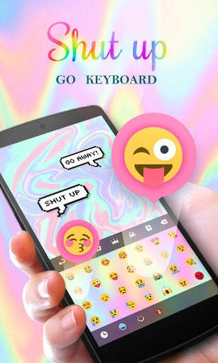 Shut Up GO Keyboard Theme स्क्रीनशॉट 2