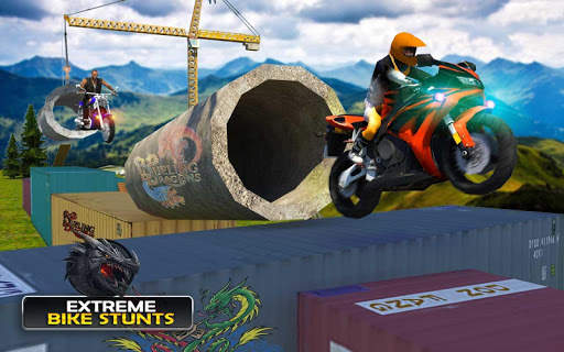 Extreme Offroad Stunt Bike Driving Simulator Games screenshot 16