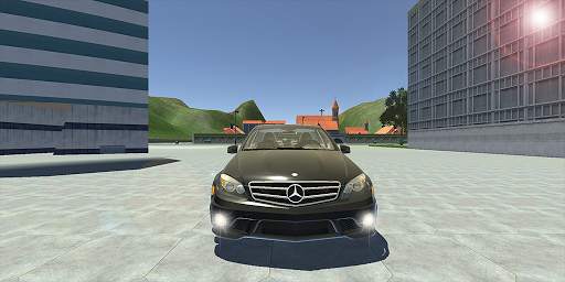 C63 AMG Drift Simulator: Car Games Racing 3D-City screenshot 2