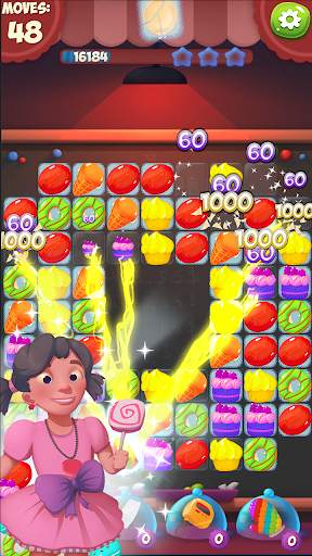 Candy Match 3: Cake & Cookies screenshot 1