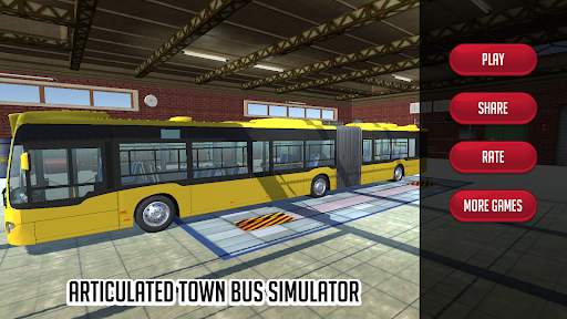 Articulated Town Bus Simulator screenshot 1