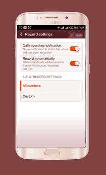 Calls Recording Pro and free screenshot 2
