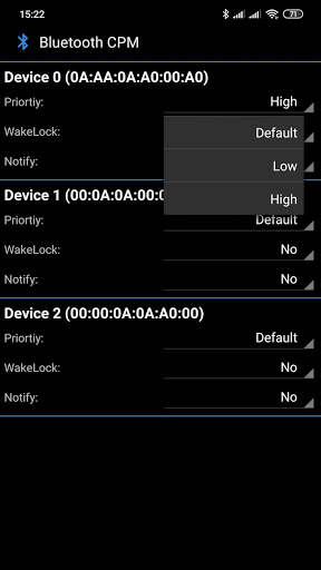 Bluetooth Connection Priority Manager 2 تصوير الشاشة
