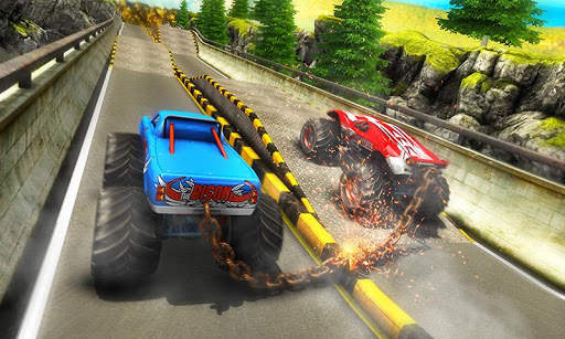 Chained Monster Truck Rivals: Ramp Racing Stunts screenshot 5