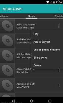 Music AOSP  screenshot 4