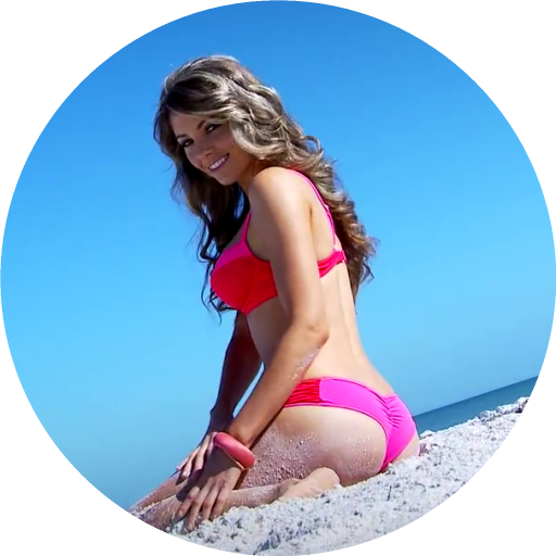 Girl In Bikini Video Wallpaper icon