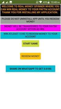 EARN MONEY SPINNER स्क्रीनशॉट 2