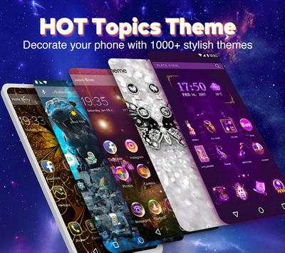 Color Flash Launcher - شاشة اتصال، ثيمات 3 تصوير الشاشة