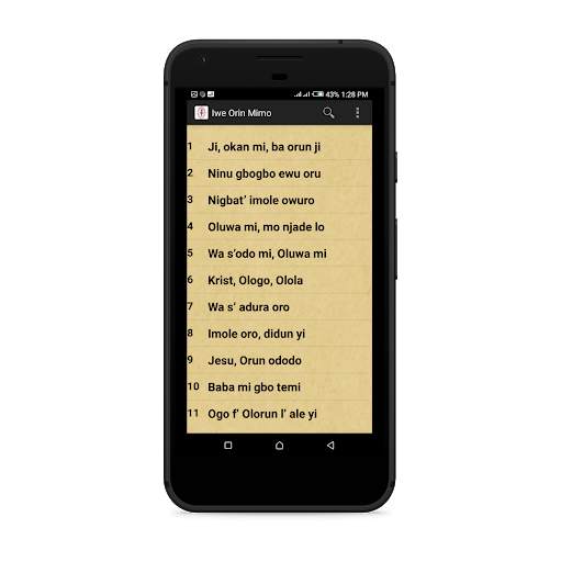Iwe Orin Mimo Audio (Anglican Yoruba Hymnal) screenshot 3