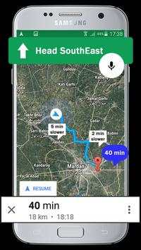 Gps Route Finder, Navigation & Maps 2018 скриншот 13