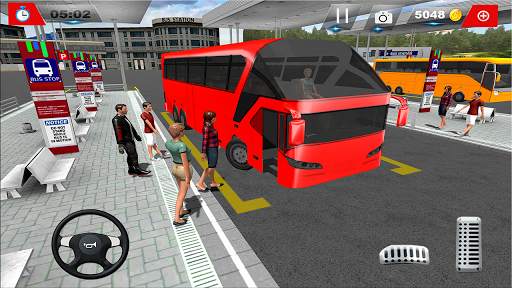 City Bus Public Transport Driving Simulator 3D screenshot 2