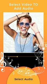 Add Music to Video 1 تصوير الشاشة