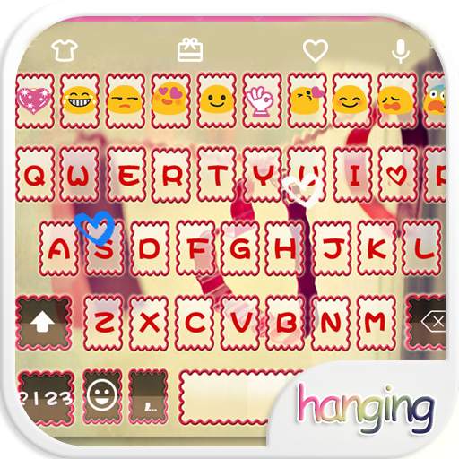 Hanging Love Emoji Keyboard 1.1.4