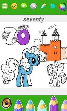 Kids Coloring  Book little Pony princess screenshot 6