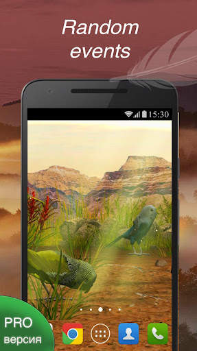 PRO Parrots 3D Live Wallpaper Love Birds स्क्रीनशॉट 5