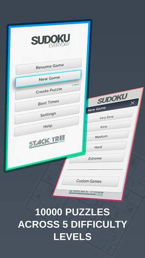 Sudoku Everyday: Easy, medium & hard puzzles screenshot 1