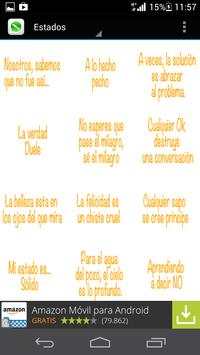 Estados y frases para WhatsApp screenshot 3