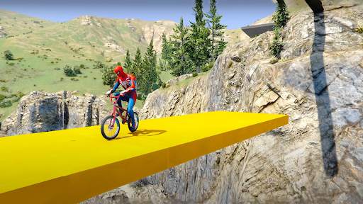 BMX Cycle Race: Superhero Game screenshot 4