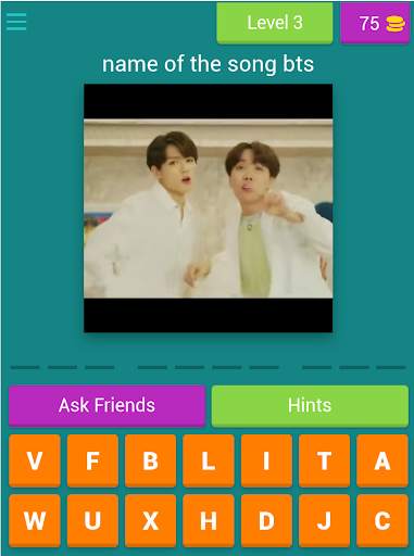 quiz song bts screenshot 13