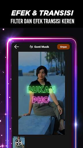 Story WA - Editor Foto Jadi Video Musik screenshot 3